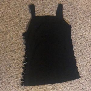 Ruby and Jenna Black tank cut out , worn once